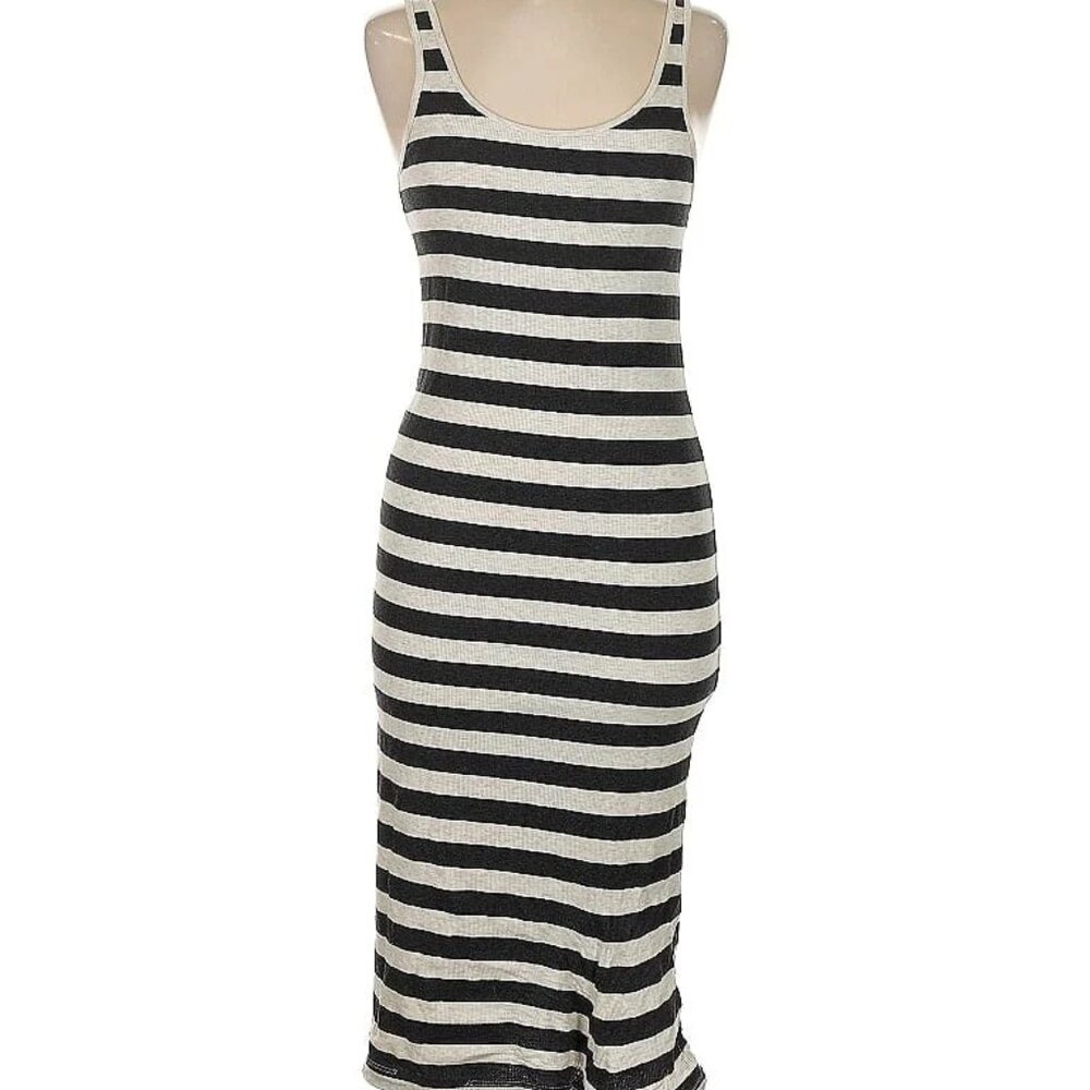 H&M (Divided) - Striped/Ribbed Dress